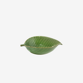 Bowl em cerâmica Botanic folha verde 23 cm