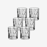 Jogo de copos em vidro baixo Forest 310 ml 06 peças