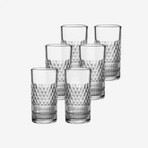 Jogo de copos em vidro Esplanada 350 ml 06 peças