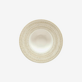 Prato para massa em cerâmica Reative creme 28 cm