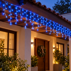 Cascata pisca-pisca 100 lâmpadas Led branco 127V 1,9 metros