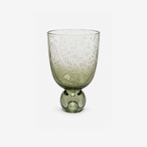 Taça em acrílico Bubble degradê verde 360 ml