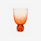 Taça em acrílico Bubble degradê laranja 360 ml