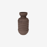 Vaso em cerâmica Bruta café 20x40 cm