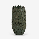 Vaso em cerâmica Botânico verde 32x22 cm