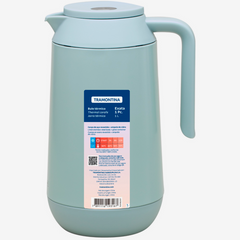 Garrafa térmica em inox exata verde 1 Litro