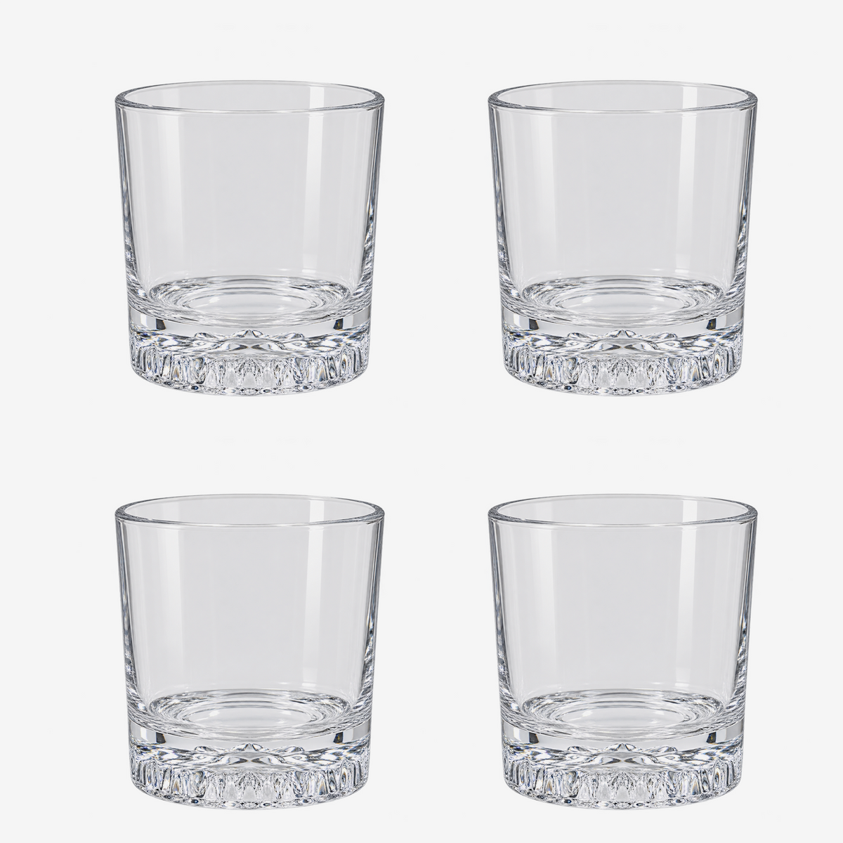 Jogo de copos para whisky em cristal ecológico Animais 4 peças 300 ml