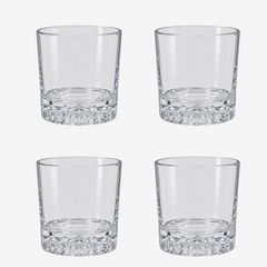 Jogo de copos para whisky em cristal ecológico Animais 4 peças 300 ml