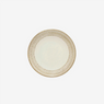 Prato para sobremesa em cerâmica Reative creme 20 cm