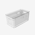 Organizador com cesto em acrílico Clear fresh 5 litros