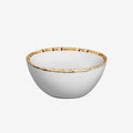Bowl em cerâmica Tropical branco 14x7 cm
