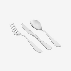Jogo de talheres para jantar em inox Breeze 48 peças