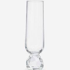 Taça para champanhe em vidro Diamente lapidado 260 ml