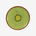 Prato raso em cerâmica Kiwi verde 23 cm