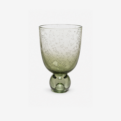 Taça em acrílico Bubble degradê verde 360 ml