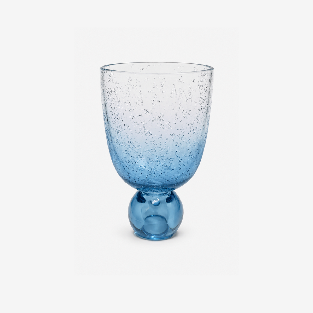 Taça em acrílico Bubble degradê azul 360 ml