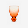 Taça em acrílico Bubble degradê laranja 360 ml