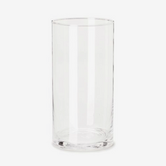 Vaso cilindro em vidro 11x24 cm
