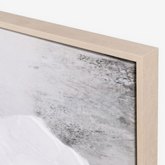 Quadro em MDF e canvas Amanhecer bege 100x140 cm