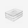 Porta-frios duplo em polipropileno Clear 34x27 cm