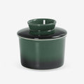 Manteigueira francesa em cerâmica Essenza verde 12x11 cm