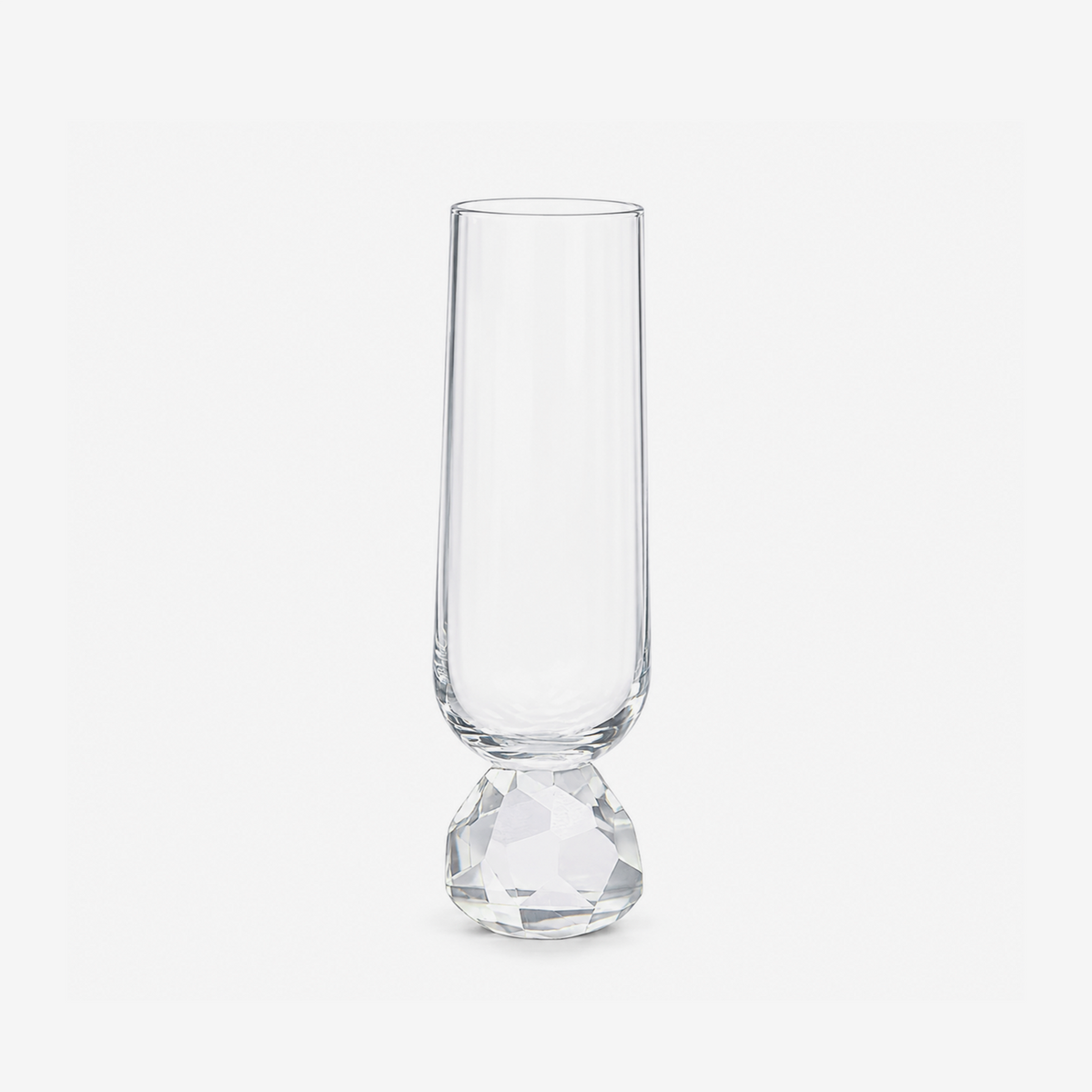 Taça para champanhe em vidro Diamente lapidado 260 ml