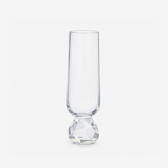 Taça para champanhe em vidro Diamente lapidado 260 ml