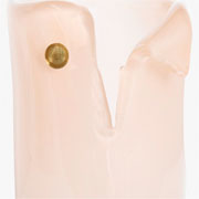 Vaso Murano Suassuna new âmbar 25x18 cm 