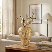 Vaso Murano Magnólia new âmbar 28x19 cm 