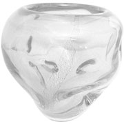 Vaso Murano Peonia cristal 19x19 cm 