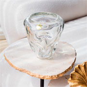 Vaso Murano Peonia cristal 19x19 cm 