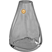 Vaso Murano Petúnia quartzo fumê 30x20 cm 