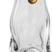 Vaso Murano Jasmim cristal 15x13 cm 