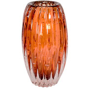 Vaso de murano Valdes âmbar 20x40 cm 