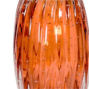 Vaso de murano Valdes âmbar 20x40 cm 