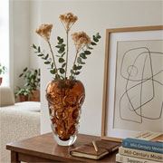 Vaso murano Vercelli Garnet 14x31 cm 