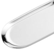 Bandeja em inox Linea prata 26x11 cm 
