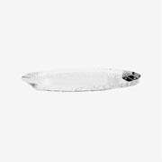 Bandeja espelhada em inox Luxo 31x19 cm 