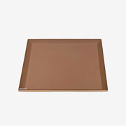 Bandeja de resina quadratta honey 24 cm 