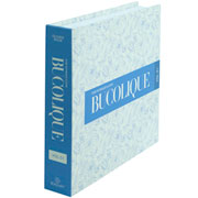 Caixa livro em MDF Bucolique azul 30X30 cm 