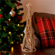 Árvore de natal espelhada dourado 43 cm 