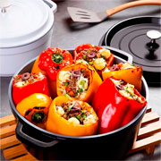 Caçarola de alumínio com revestimento cerâmico Hércules preta 6,8 litros 