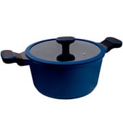 Caçarola de alumínio Marine antiaderente azul 4,5 litros 
