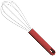 Batedor manual de silicone Softta vermelho 27 cm 