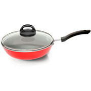 Frigideira de alumínio Gourmet vermelha 28 cm 