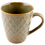 Caneca de cerâmica Geometrix fine verde oliva 345 ml 