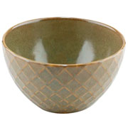 Bowl de cerâmica Geometrix fine verde oliva 580 ml 