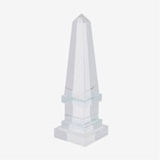 Escultura em cristal Tower 25x8 cm 