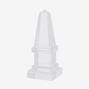 Escultura em cristal Tower 21X8 cm 