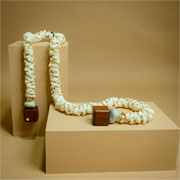 Colar de madeira Olinda off white 2,18 metros 